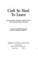 Craft so hard to learn