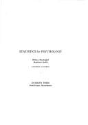 Statistics for psychology