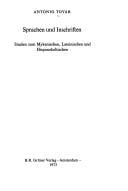 Sprachen und Inschriften