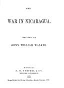 The war in Nicaragua