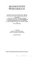 Frankfurter Wörterbuch