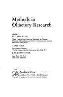 Methods in Olfactory Research