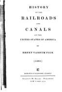 History of the railroads and canals of the United States of America