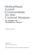 Suburban land conversion in the United States