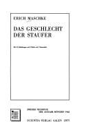Das Geschlecht der Staufer
