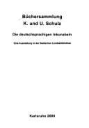 Büchersammlung K. und U. Schulz