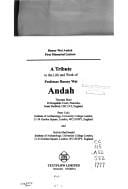 A tribute to the life and work of Professor Bassey Wai Andah