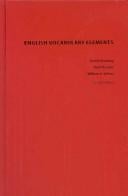 English vocabulary elements