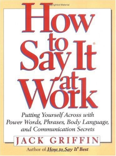 How to say it at work