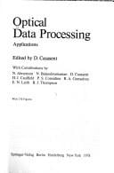Optical data processing