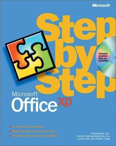 Microsoft Office XP step by step