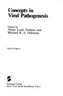Concepts in viral pathogenesis