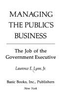 Managing the public's business