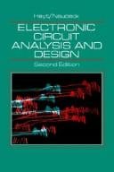 Electronic circuit analysis and design