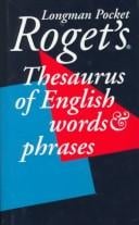 Longman pocket Roget's thesaurus