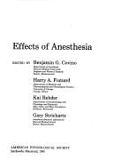 Effects of anesthesia