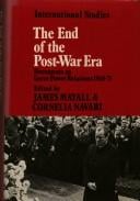 The end of the post-war era