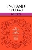England 12001640 (Sources of History)