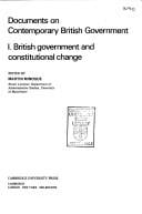 British government and constitutional change