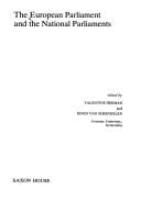 The European parliament and the national parliaments