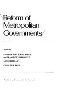 Reform of metropolitan governments