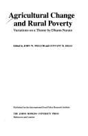 Agricultural change and rural poverty