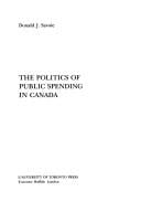 The politics of public spending in Canada