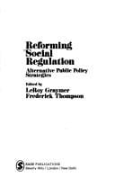 Reforming social regulation