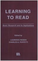 Learning to read