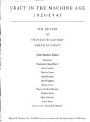 Craft in the Machine Age, 1920-1945