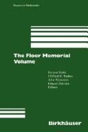 The Floer memorial volume