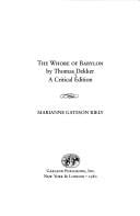 The whore of Babylon by Thomas Dekker