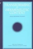 Transforming the hermeneutic context