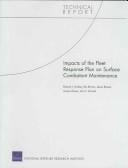 Impacts of the fleet response plan on surface combatant maintenance