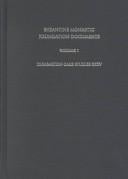 Byzantine monastic foundation documents