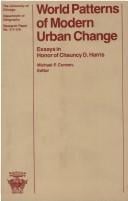 World patterns of modern urban change
