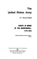 The United States Army in peacetime