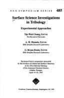 Surface science investigations in tribology