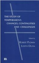 The Study of temperament