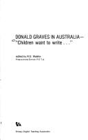 Donald Graves in Australia