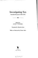 Investigating sex
