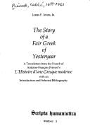 The story of a fair Greek of yesteryear