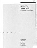SPSS/PC+ tables V2.0