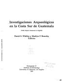 Investigaciones arqueológicas en la costa sur de Guatemala