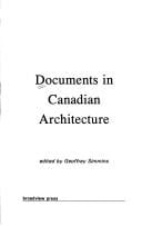 Documents in Canadian architecture