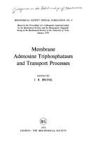 Membrane adenosine triphosphatases and transport processes