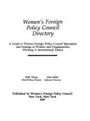 Women's Foreign Policy Council directory
