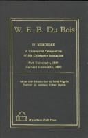 W.E.B. Du Bois in memoriam