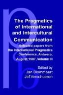 The Pragmatics of International and Intercultural Communication