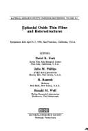 Epitaxial oxide thin films and heterostructures